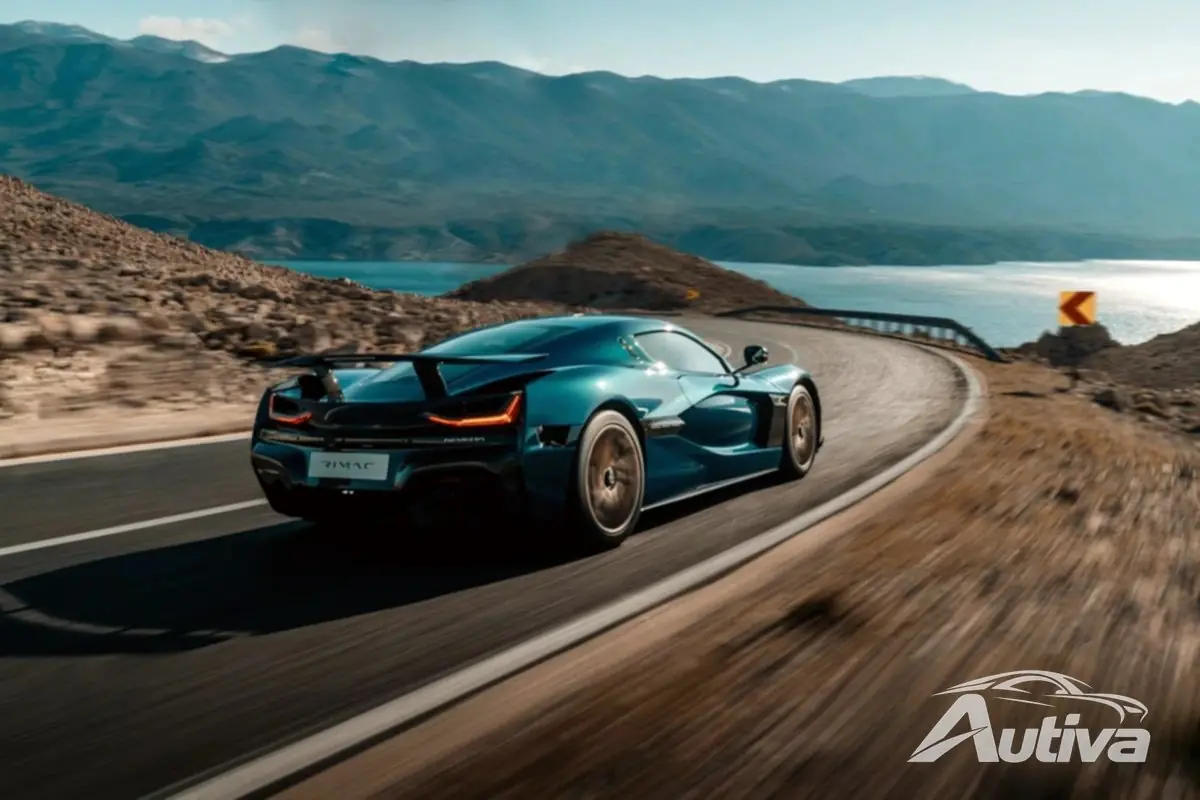 Rimac Nevera er på vei til USA Rimac Nevera er på vei til USA