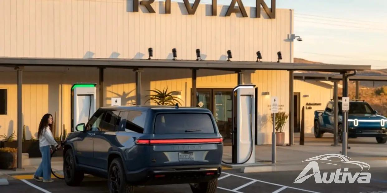 Rivian、初のマルチブランド充電ステーションをオープン、今年はさらなる展開を誓う