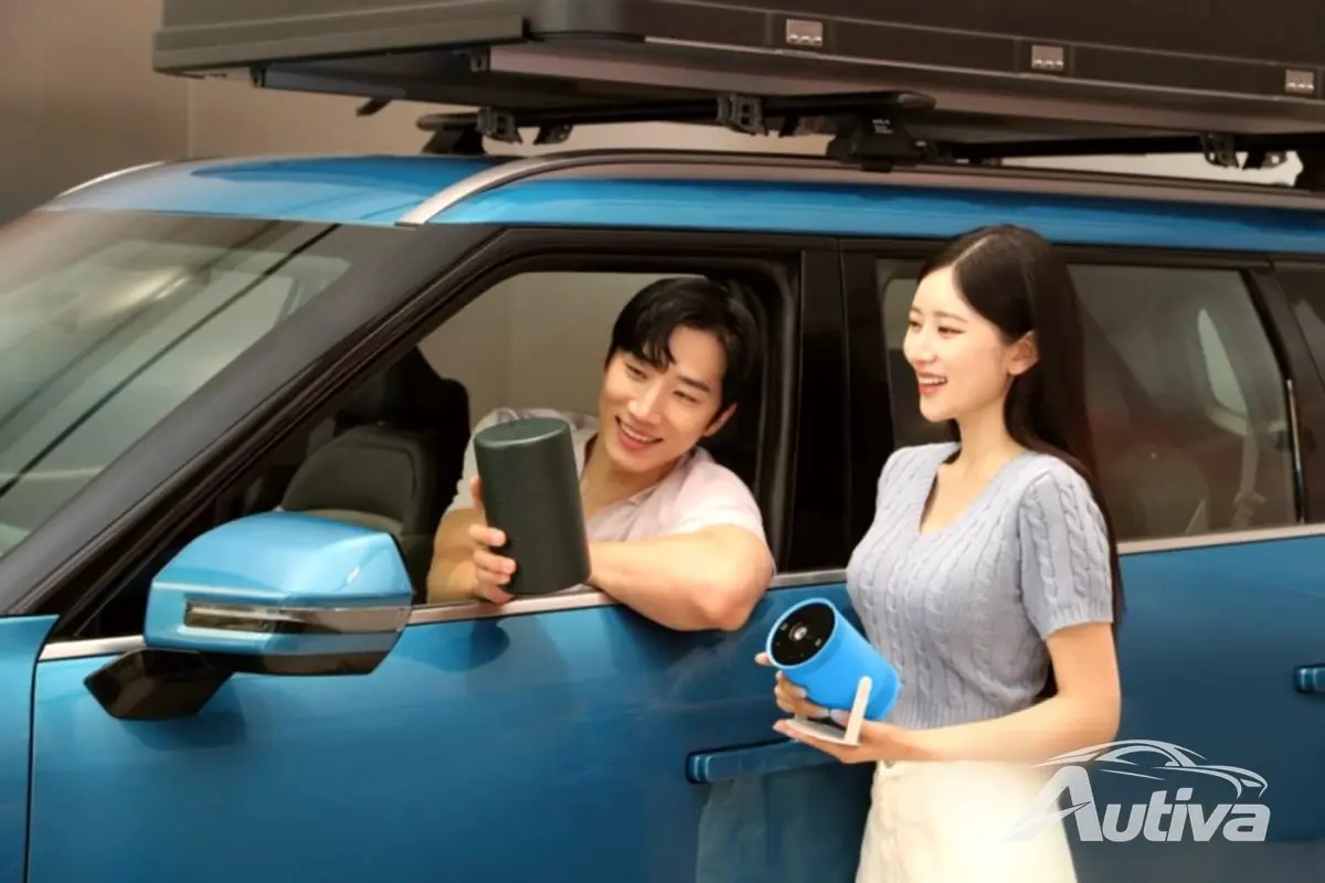 Freestyle EV9 Edition-Projektor und der Kia EV9
