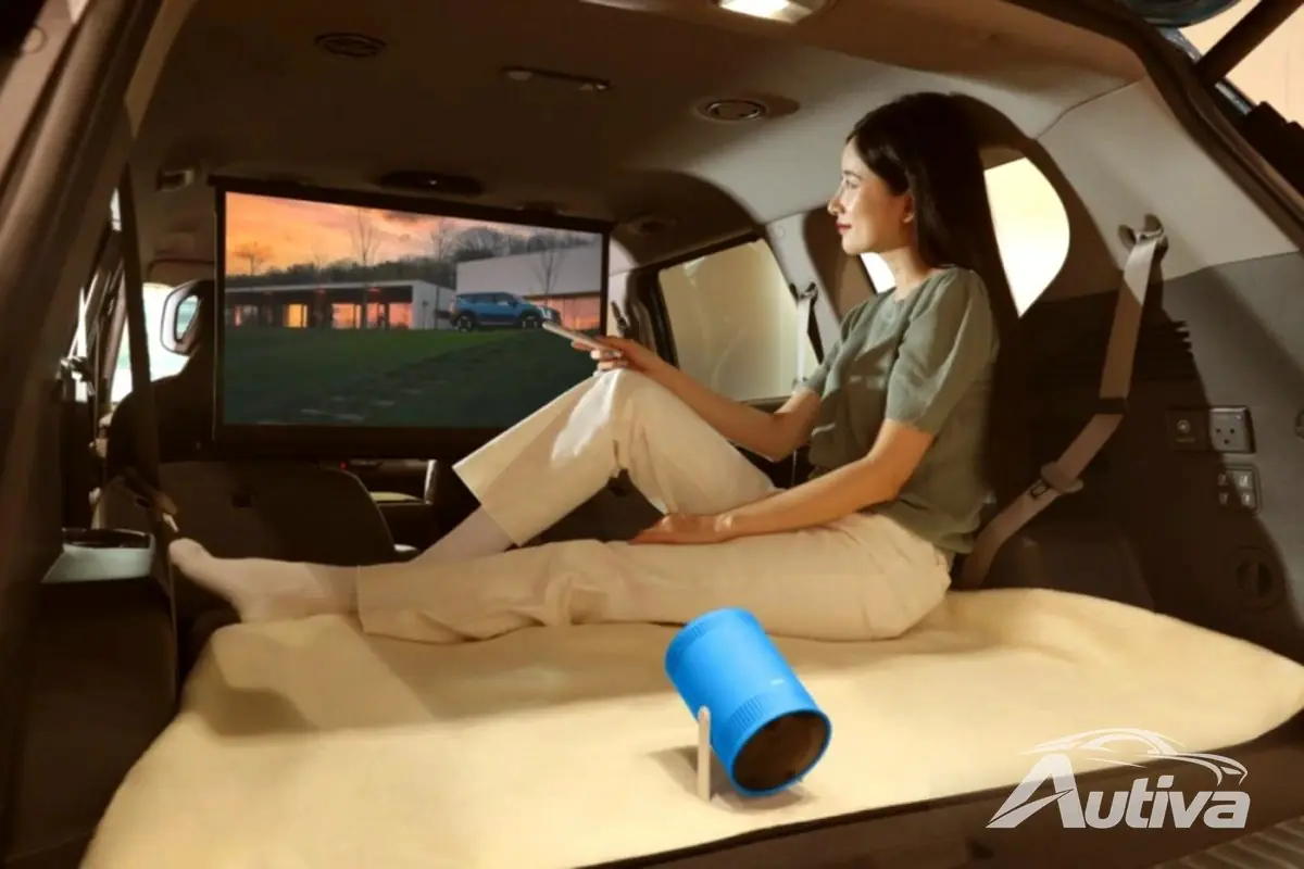 Freestyle EV9 Edition-Projektor und der Kia EV9