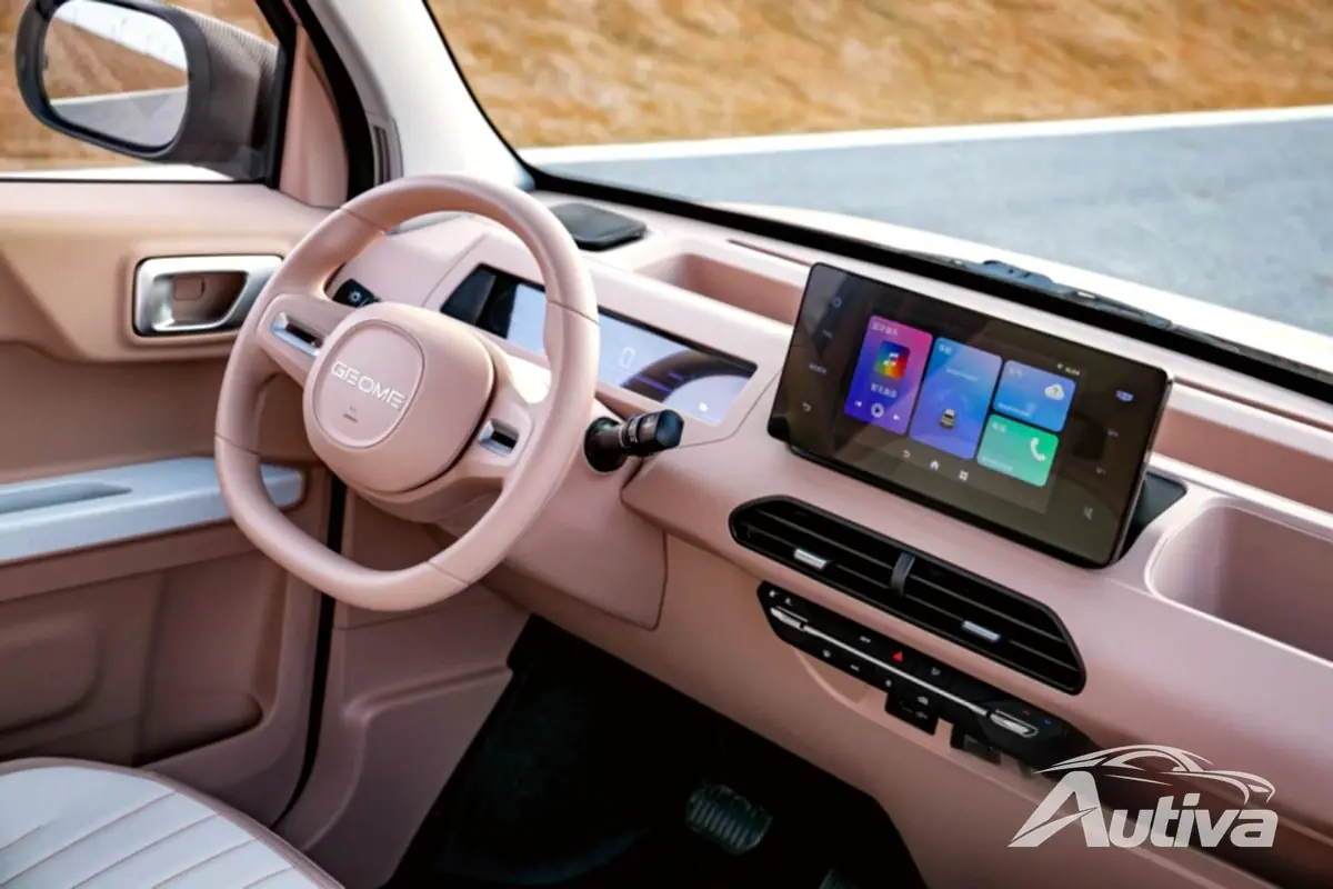 Фотографии интерьера Geely Panda Mini EV теперь доступны вместе с другими характеристиками