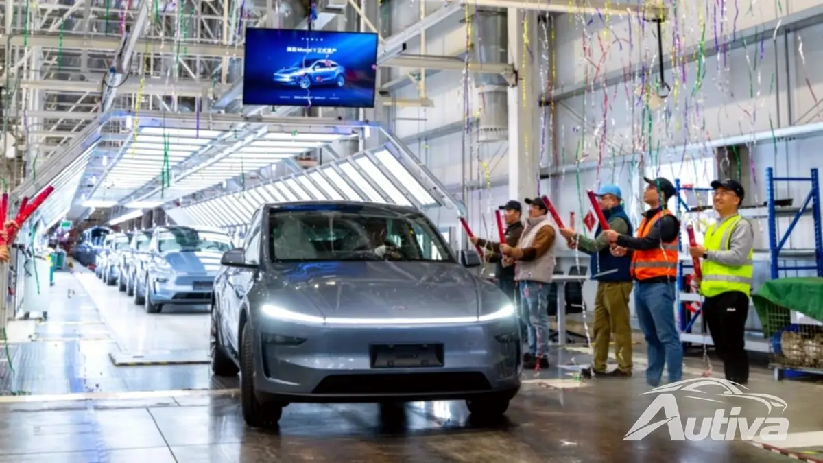 La nouvelle Tesla Model Y entre en production de masse à Shanghai La nouvelle Tesla Model Y entre en production de masse à Shanghai