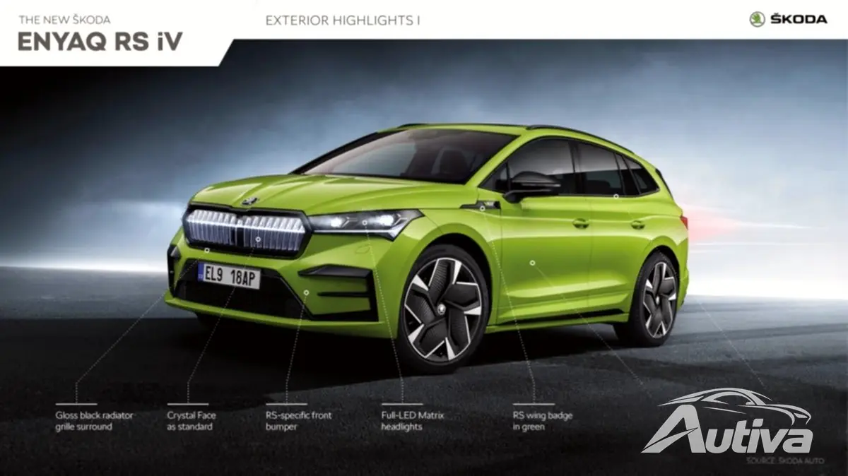 Skoda представляет более крупный высокоскоростной электрический внедорожник Enyaq RS iV 4