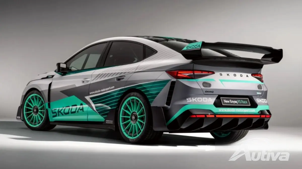 Skoda coloca Enyaq RS em dieta de fibra de linho - o Enyaq RS Race Concept cai 300 kg Skoda coloca Enyaq RS em dieta de fibra de linho - o Enyaq RS Race Concept cai 300 kg