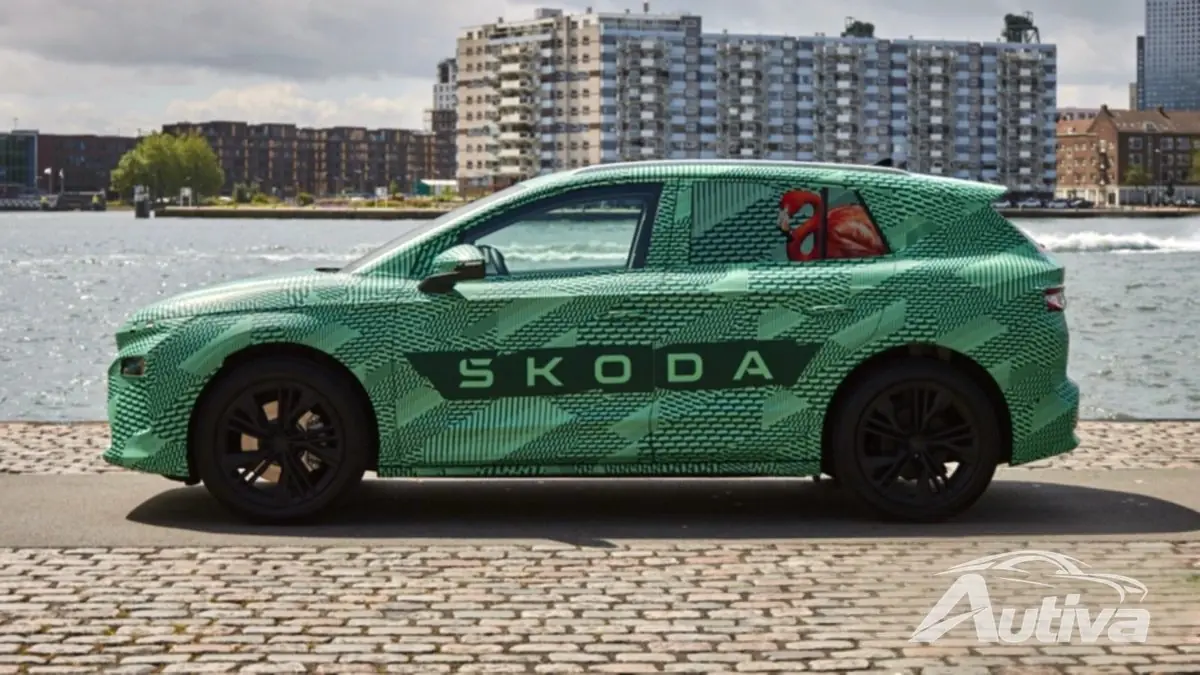Skoda teilt neue Elroq-Details in einem neuen Teaser mit 4