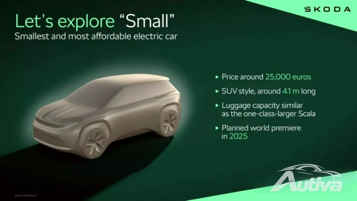 シュコダの最も安価なEVは2万5000ユーロから、2025年に発売予定