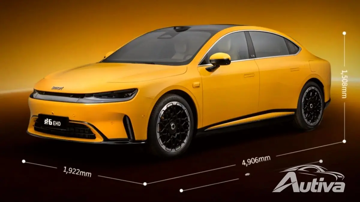 De nieuwe Smart #6 hybride sedan onthuld