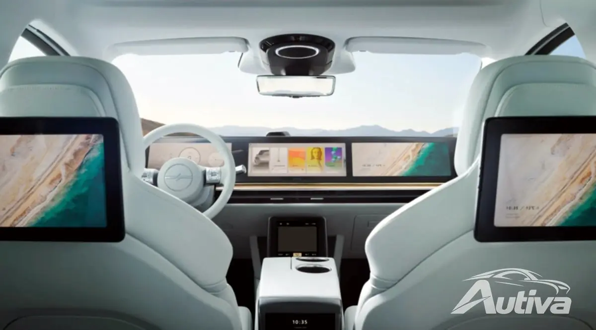 Das Sony-Honda-Joint Venture kündigt vor der Vorstellung auf der CES 2023 ein Bild seines ersten Elektrofahrzeugs an