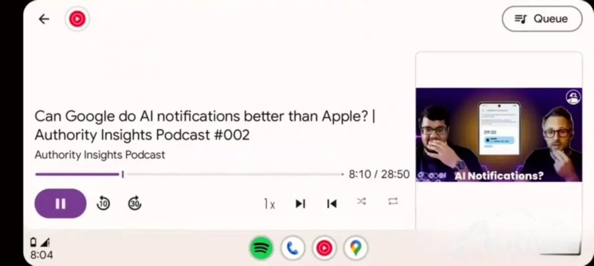 YouTube su Android Auto