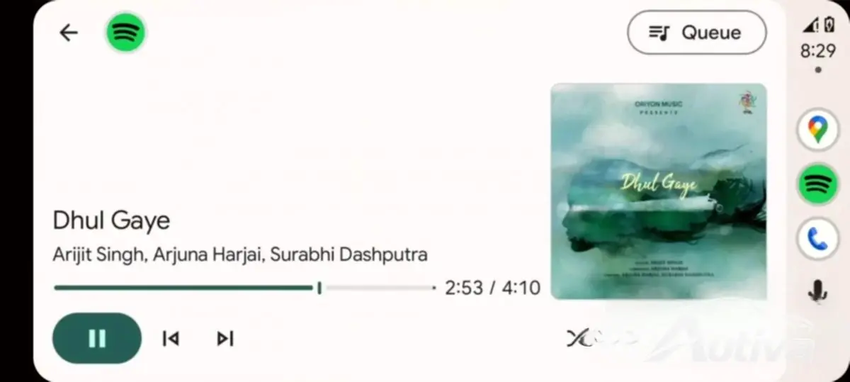 Android Auto での Spotify