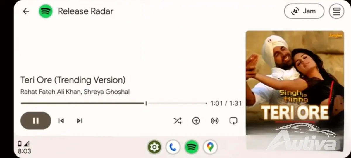 Spotify no Android Auto
