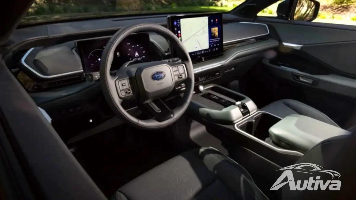 Het interieur van de nieuwe, volledig elektrische Subaru Getaway - bron: Subaru