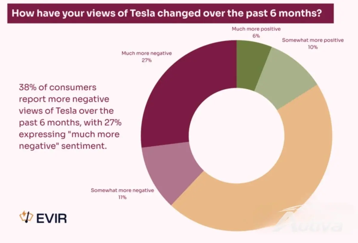 Tesla sieht sich einer wachsenden negativen Wahrnehmung ausgesetzt