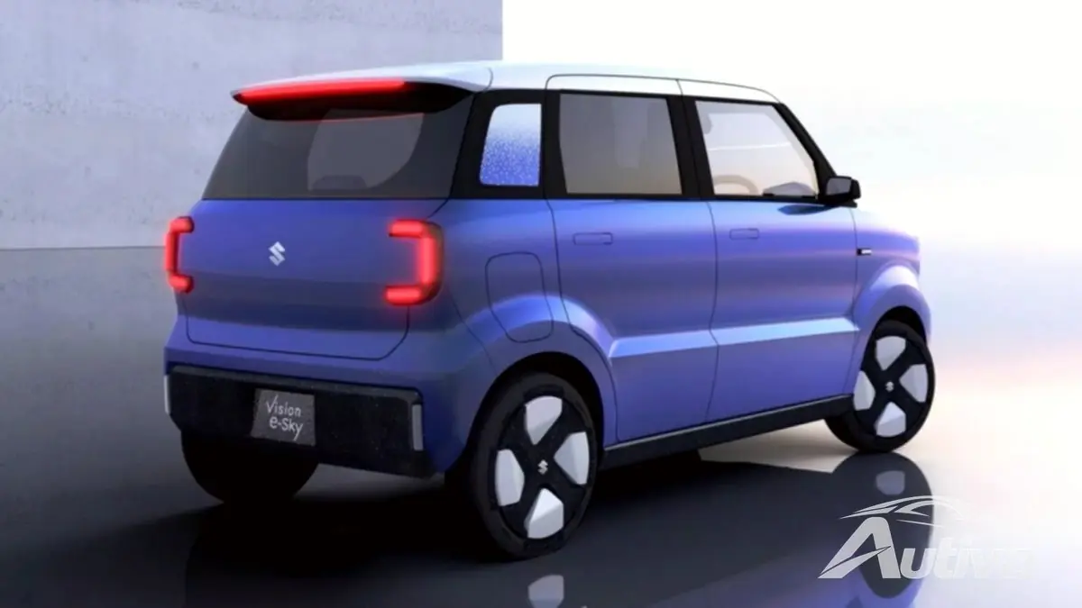 Suzukis kleiner Vision e-Sky bietet einen Einblick in die Zukunft des Stadtfahrens Suzukis kleiner Vision e-Sky bietet einen Einblick in die Zukunft des Stadtfahrens