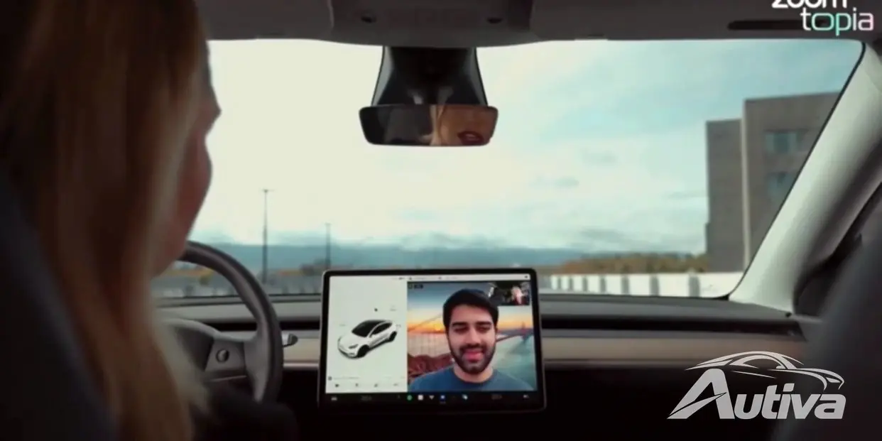 Tesla agrega videollamadas con Zoom a sus autos