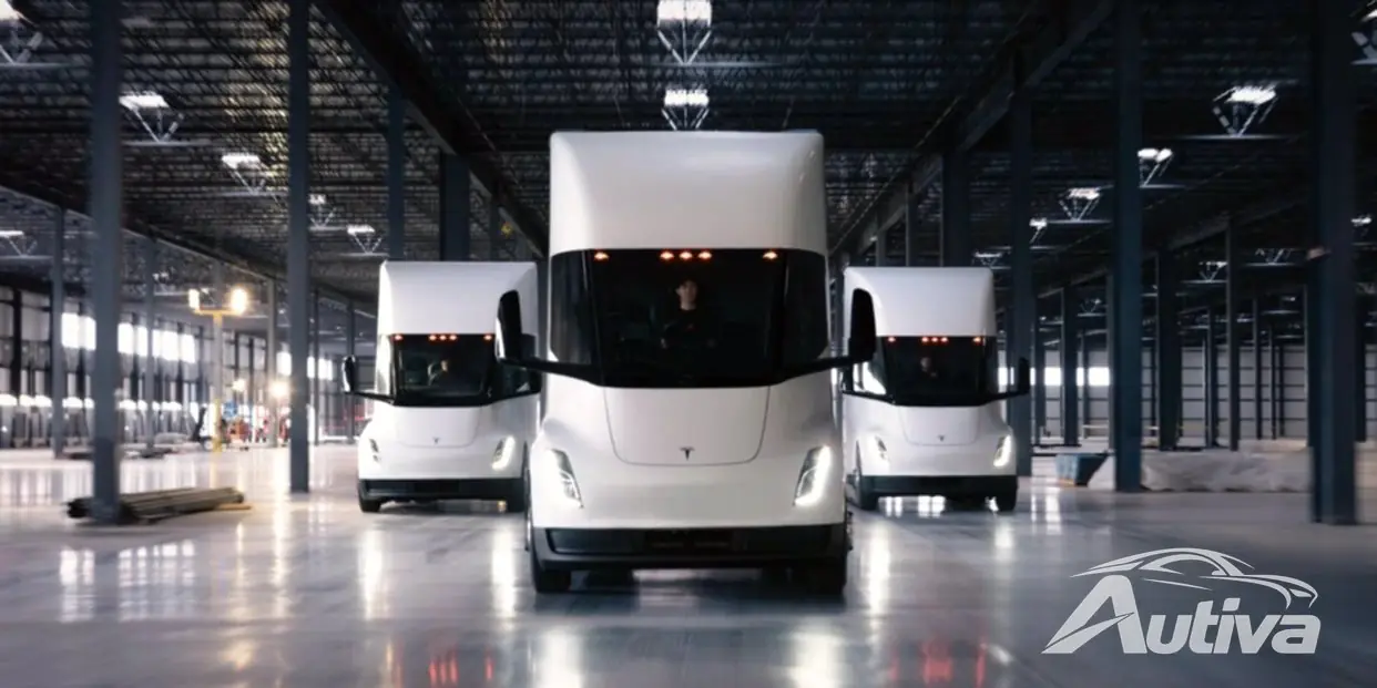 Tesla börjar bygga semilastbilen på sin nya fabrik i Nevada