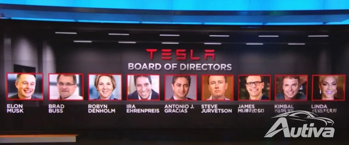 Tesla-Vorstand im Jahr 2018