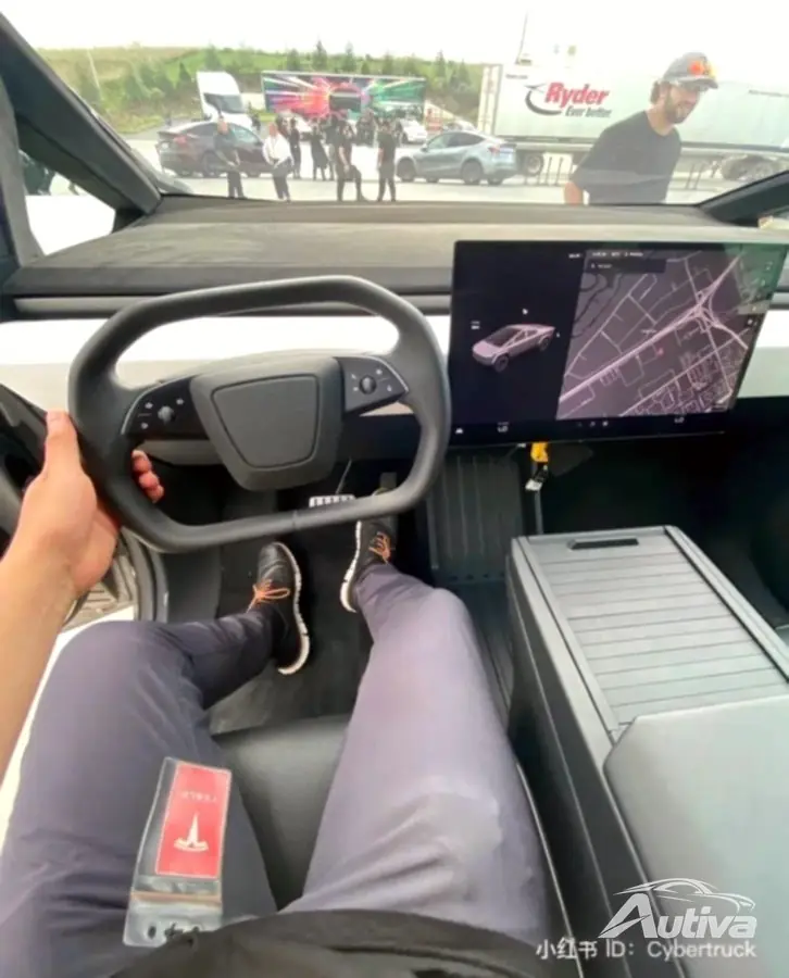 Tesla Cybertruck interiør