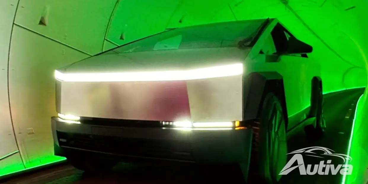 Tesla Cybertruck Redesign lar den passe lettere inn i The Boring Company's Vegas Loop