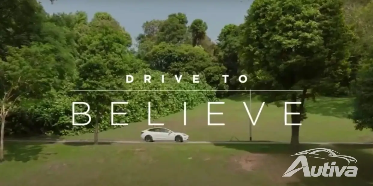 Tesla представляет свою первую официальную видеорекламу «Drive To Believe»