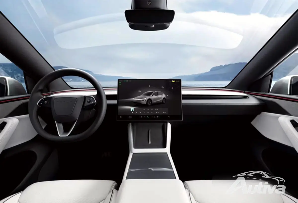 Tesla Model Y L'nin iç kısmı