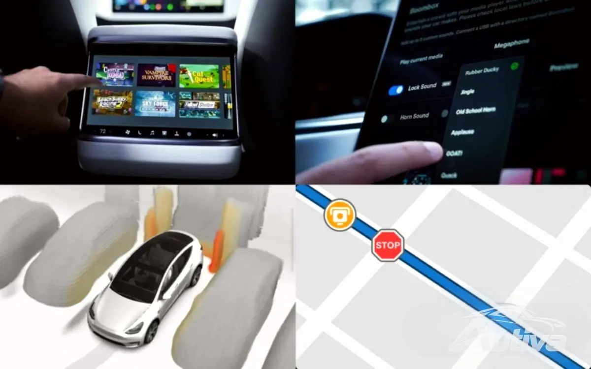 Tesla добавляет Apple Podcasts в праздничном обновлении 2023 года Tesla добавляет Apple Podcasts в праздничном обновлении 2023 года