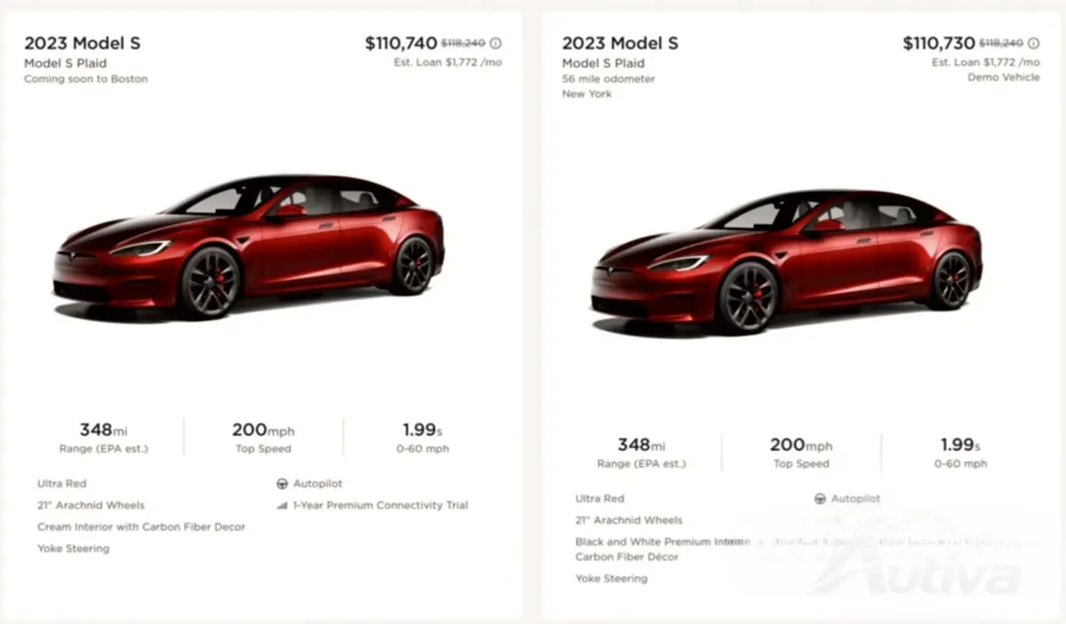 Tesla Model S는 현재 <span data-value=에 도달했습니다.