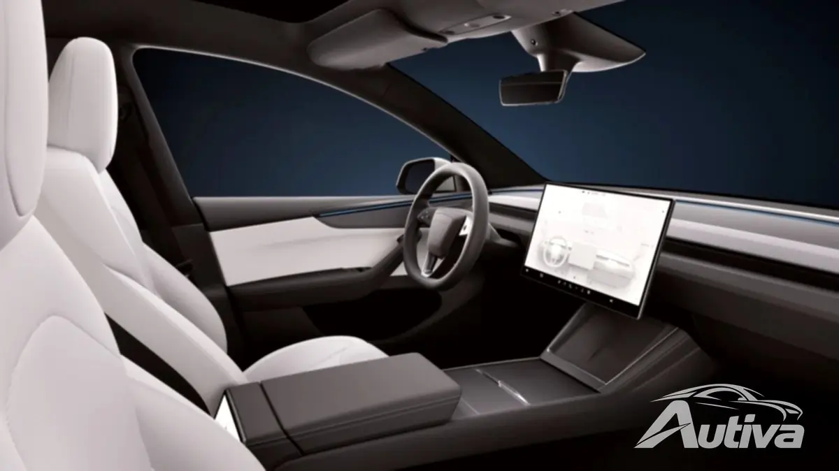 2026 Model Y interiør - kilde: Tesla 2026 Model Y interiør - kilde: Tesla