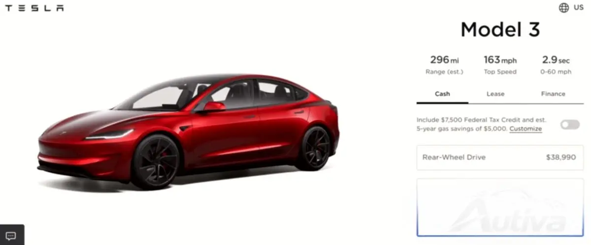 Tesla, Model 3 Performance'ın fiyatına 1.000 dolar ekledi Tesla, Model 3 Performance'ın fiyatına 1.000 dolar ekledi
