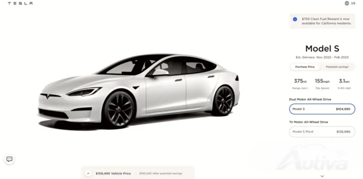 Prijsverhoging Tesla Model S