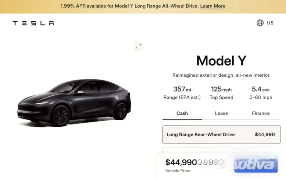 Tesla avduker rimeligere Model Y i USA