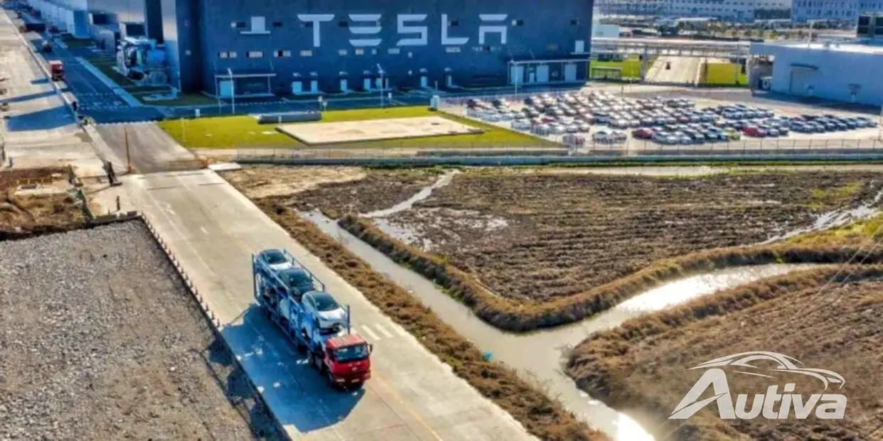 Giga Shanghai Tesli już działa z wydajnością 45%.