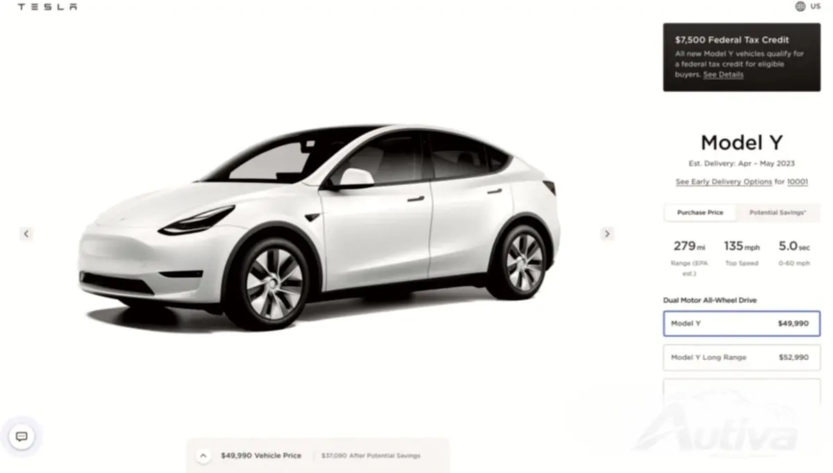 Tesla lanceert stilletjes een nieuw, goedkoper Model Y in de VS