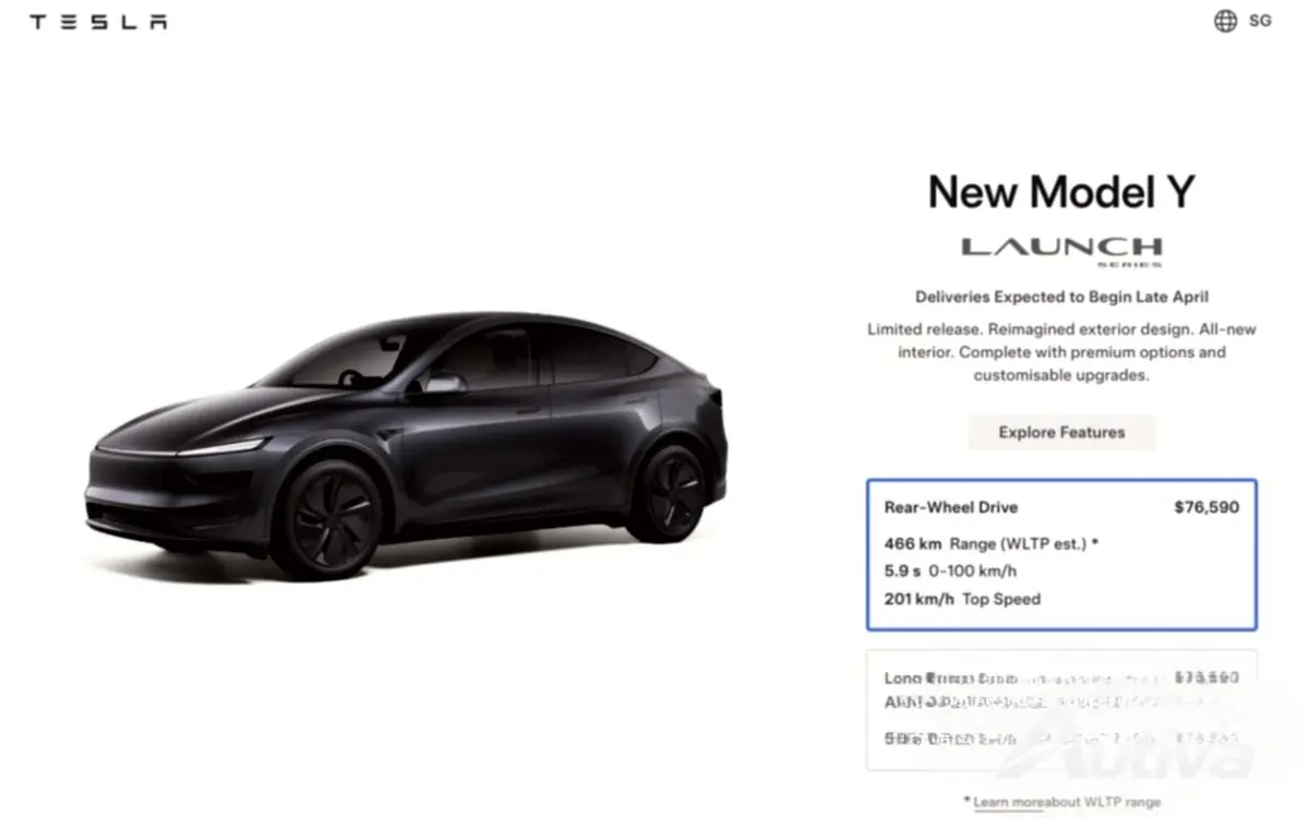 Tesla onthult gefacelifte Model Y 7