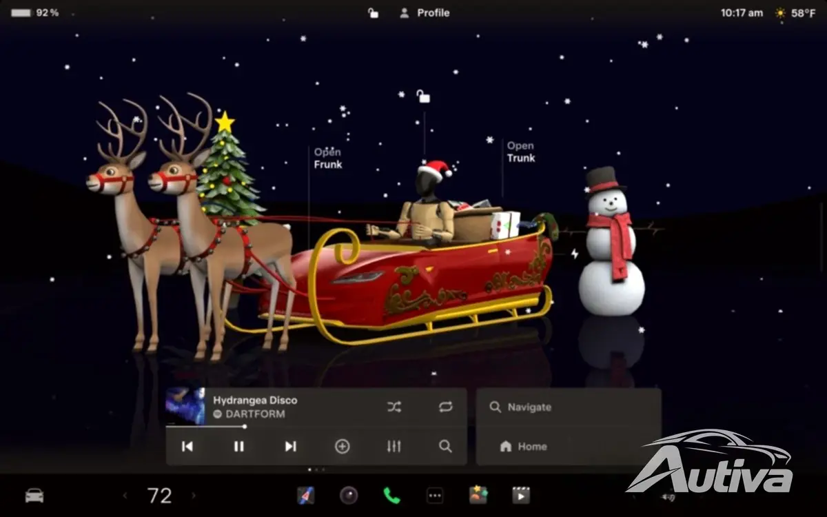 La nouvelle mise à jour de Tesla arrive juste à temps pour Noël