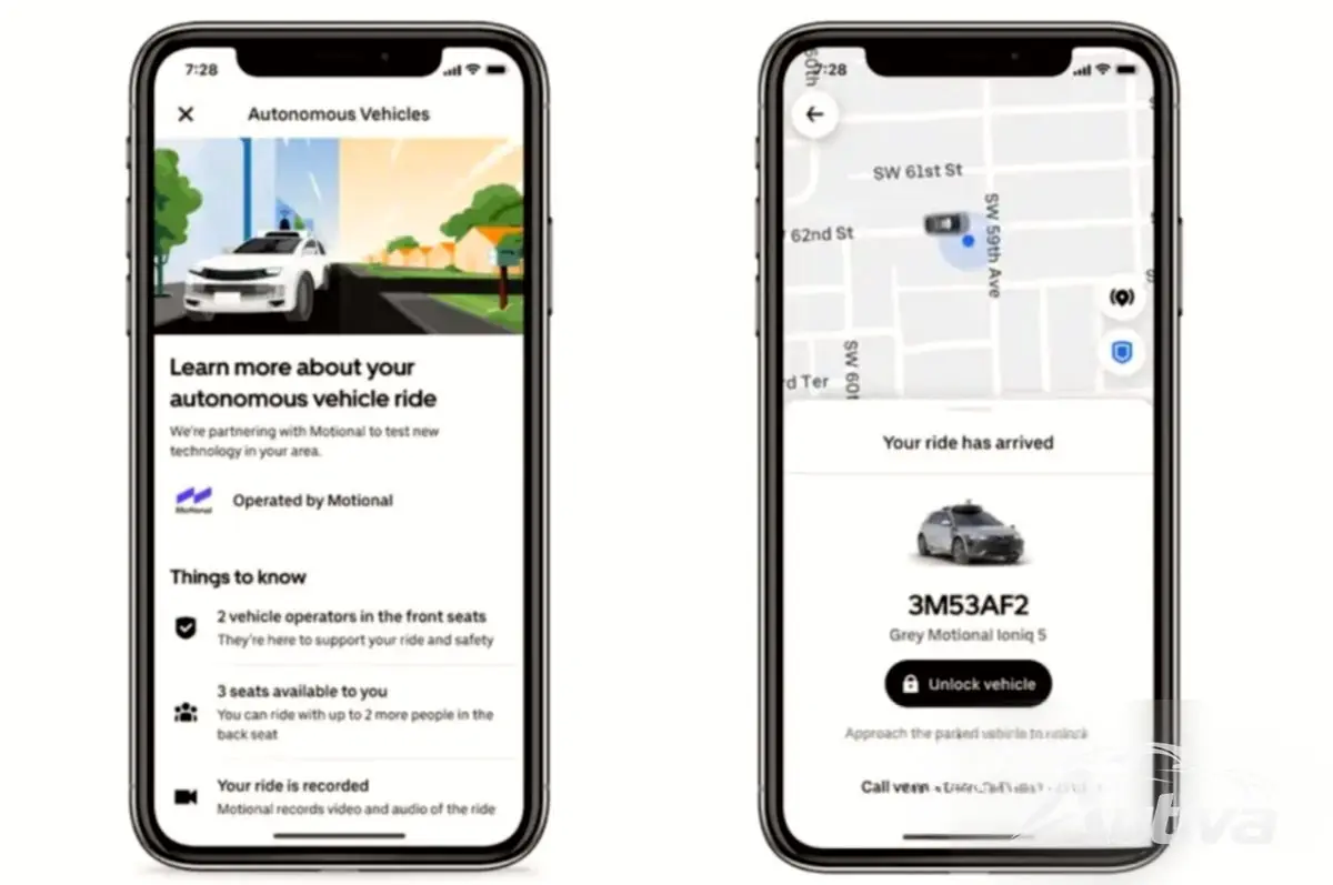 Uber et Motional lancent un service de taxi autonome à Las Vegas Uber et Motional lancent un service de taxi autonome à Las Vegas