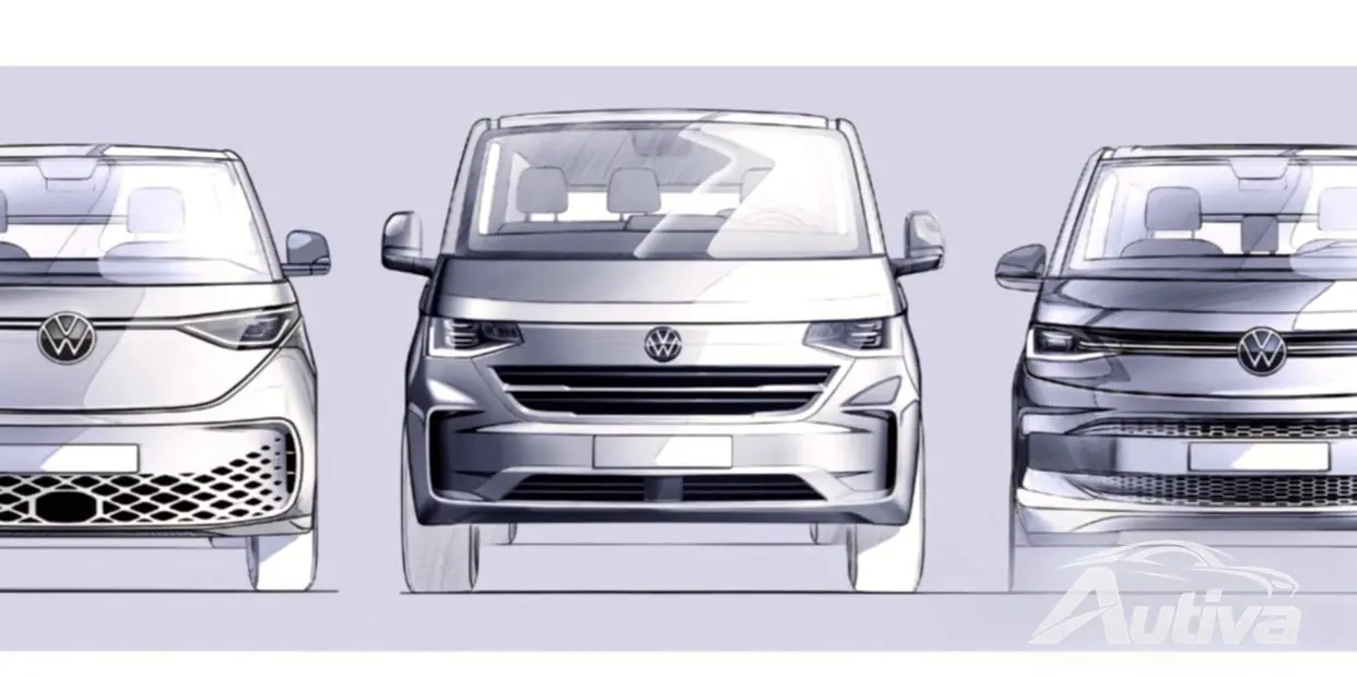 Volkswagen debuterar elektrisk 7:e generationens Transporter och Caravelle