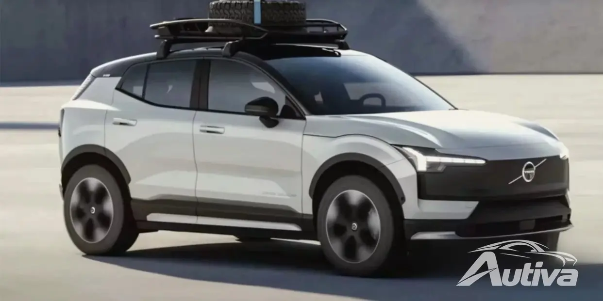 Volvo prezentuje wytrzymały model EX30 Cross Country na domowej nawierzchni w Szwecji