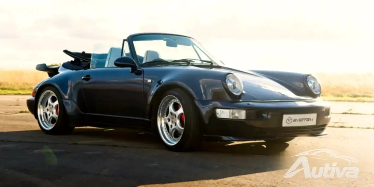 エヴェラーティが公開した世界初の電動ポルシェ 964 カブリオ ワイドボディ