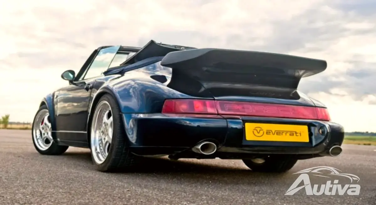 Everrati представила первый в мире электрический Porsche 964 Cabrio Widebody