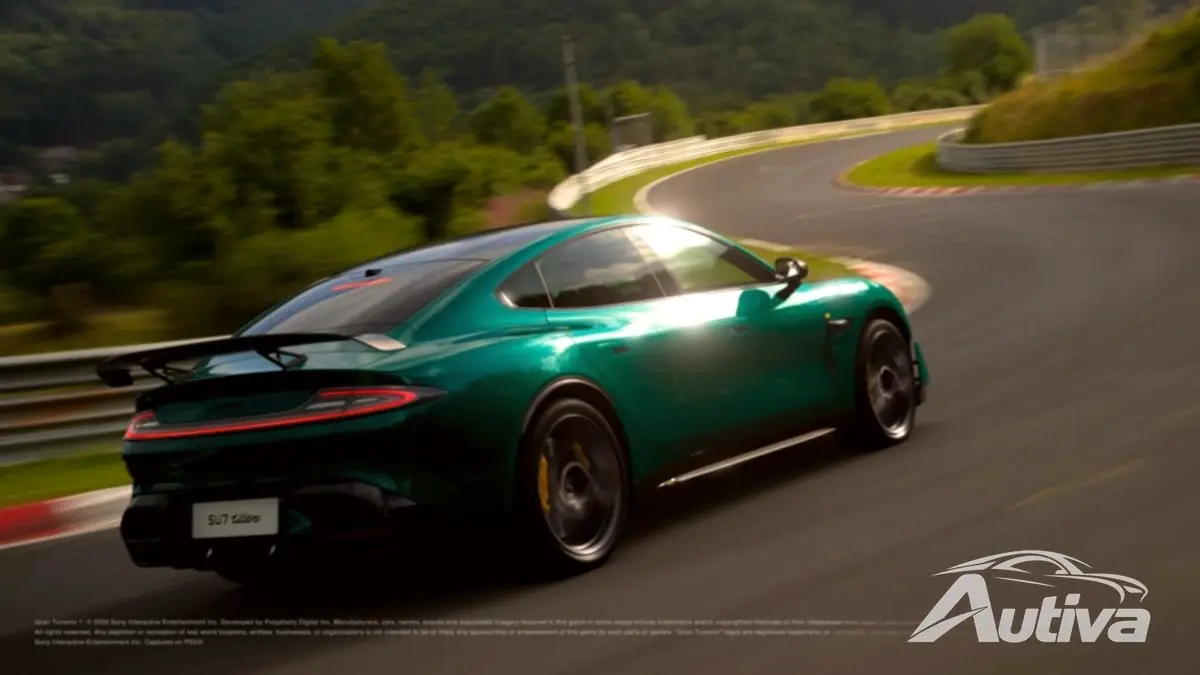 Xiaomi SU7 Ultra i Gran Turismo 7 - kilde: Xiaomi Xiaomi SU7 Ultra i Gran Turismo 7 - kilde: Xiaomi