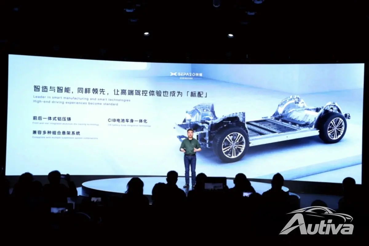 XPeng stellt eine neue EV-Plattform mit geringeren Produktionskosten vor