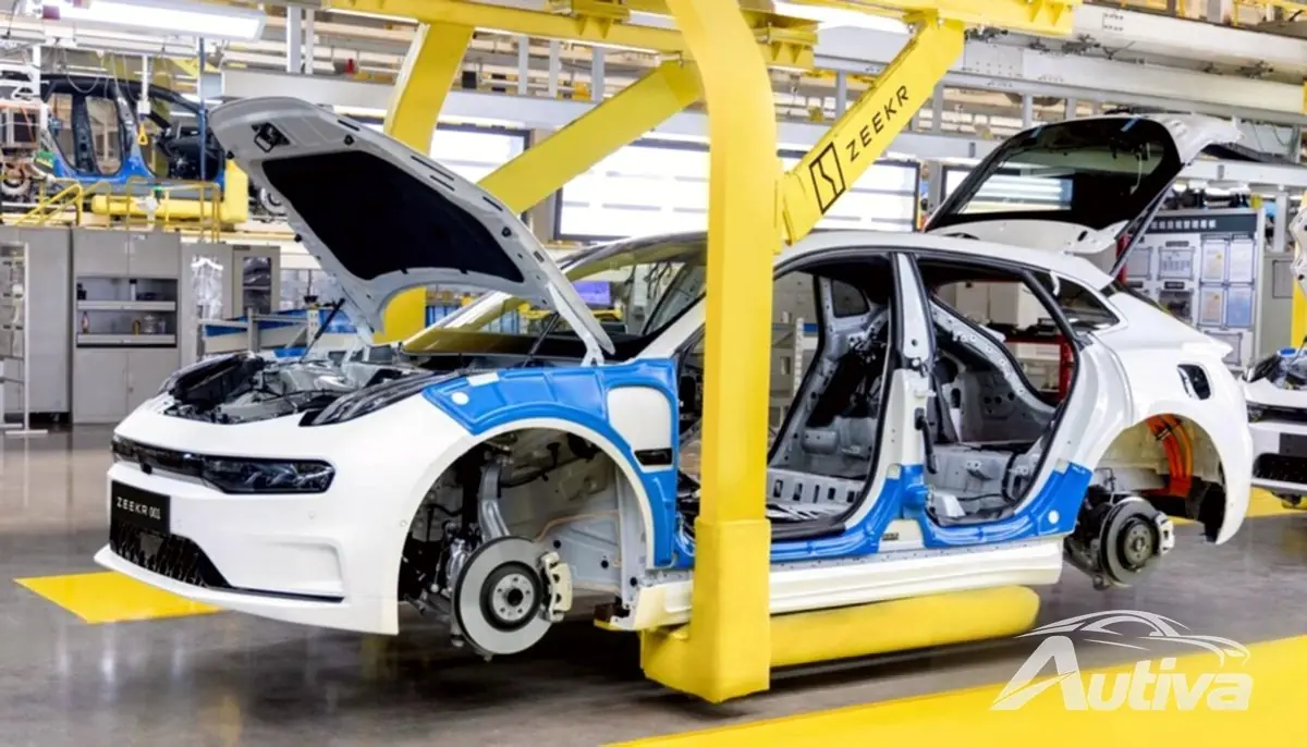 Der erste europäische Zeekr 001 verlässt die Produktionslinie