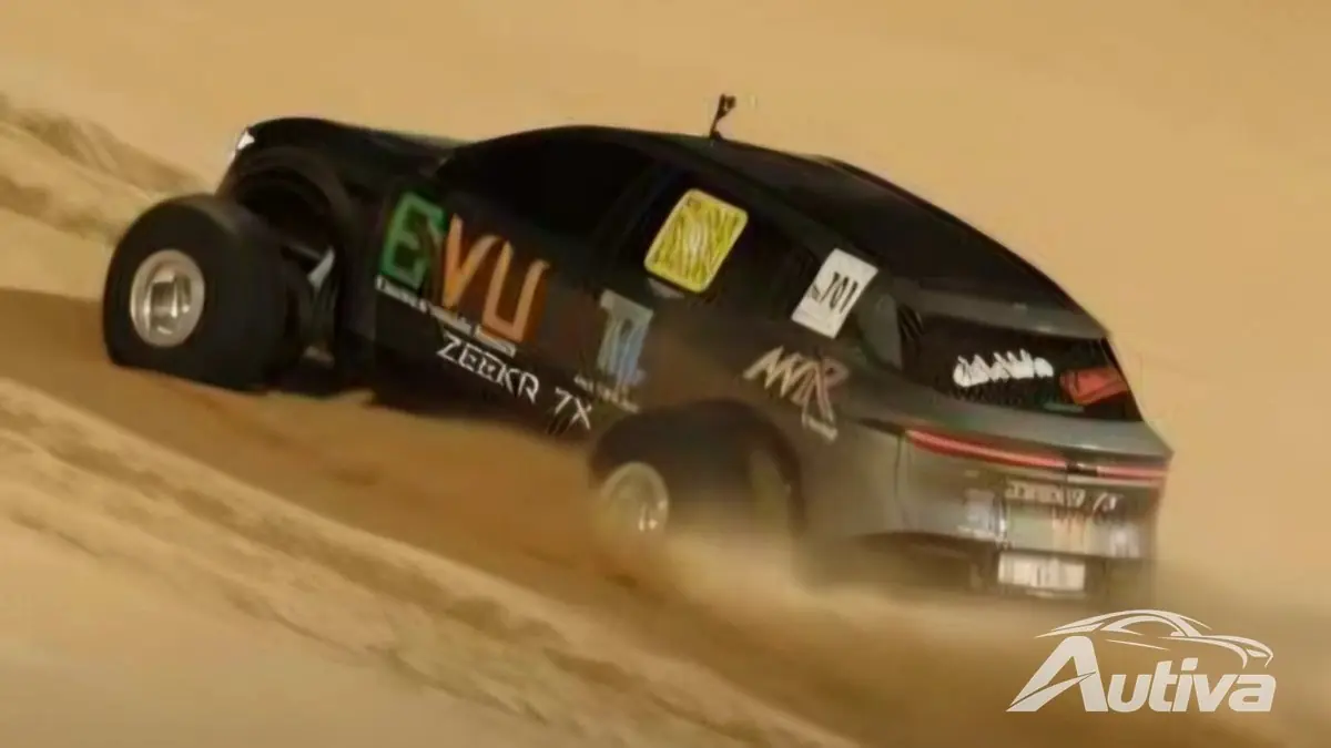 Zeekr 7X lager historie på sanden Zeekr 7X lager historie på sanden