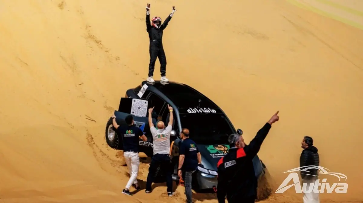 Zeekr 7X 在沙滩上创造历史
