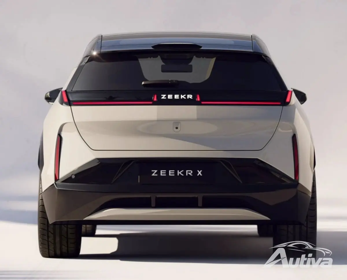 De derde elektrische auto van Zeekr heet Zeekr X en is een plaatje