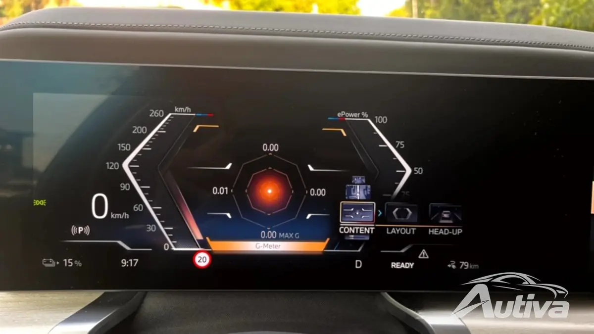 Für höchste Präzision und Individualisierung kann das Kombiinstrument viele verschiedene Anzeigen anzeigen.