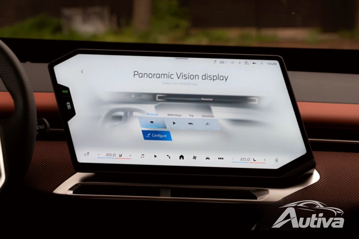 BMW iX3 Display-Bedienelemente