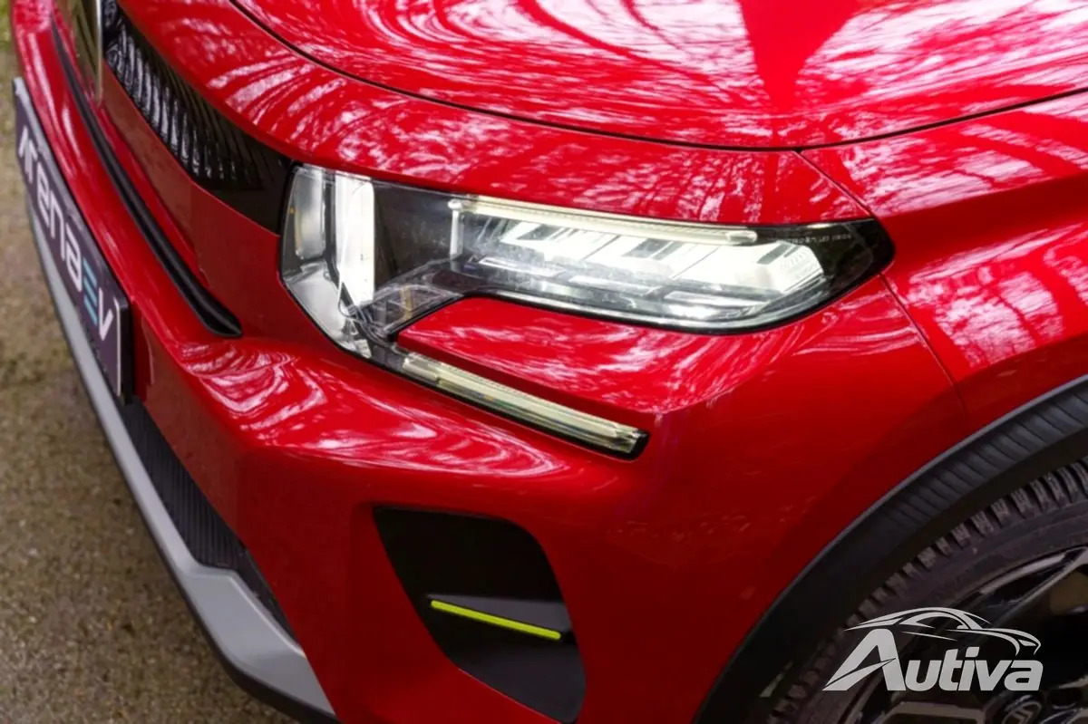 Citroen e-C3 का अगला भाग