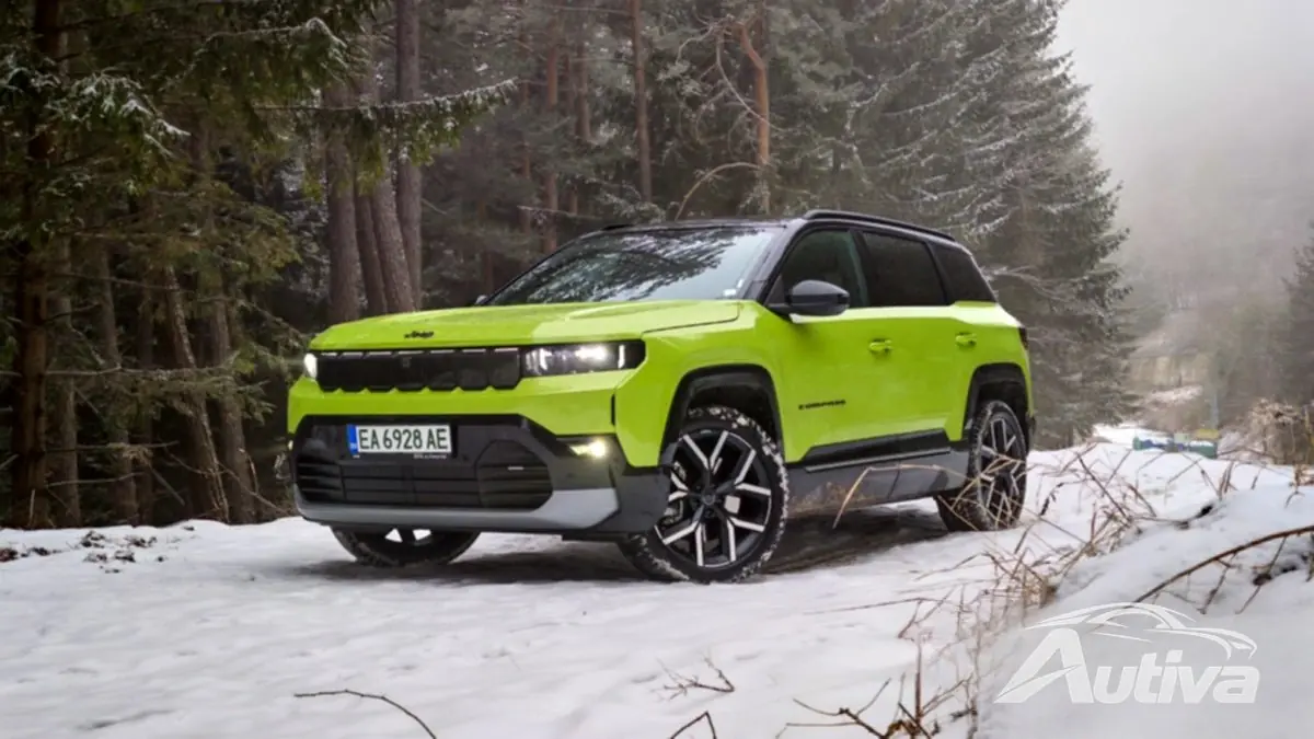 Jeep Compass e FWD na śniegu